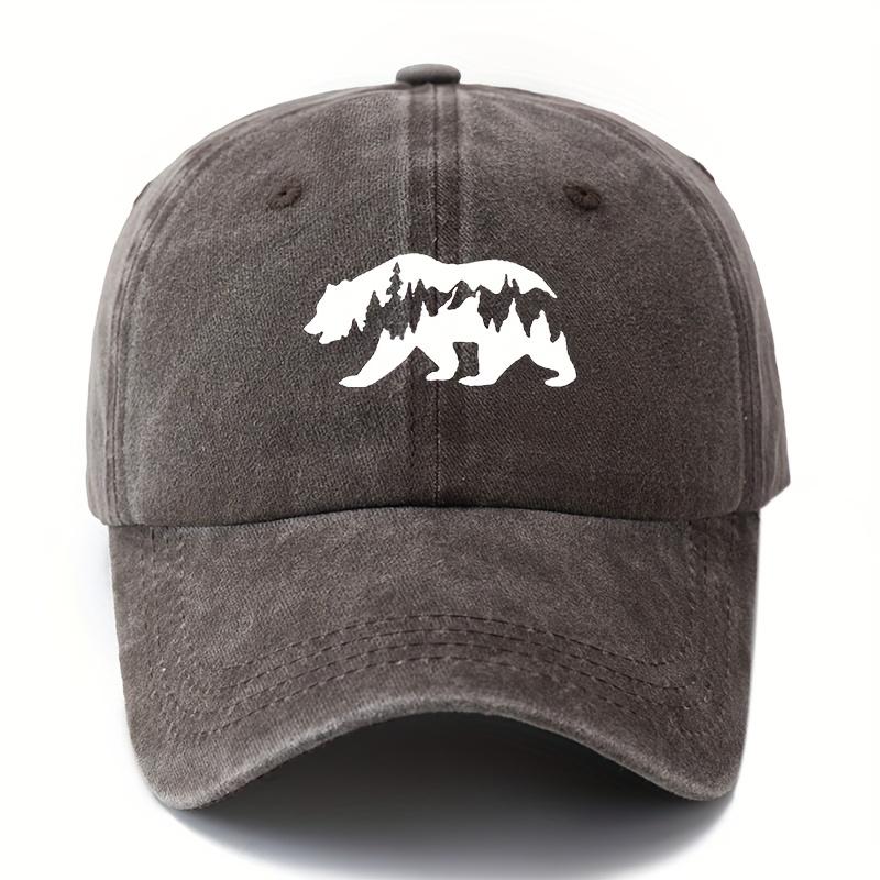 

Black Cat Printed Baseball Hat for Daily Leisure, Fashion, Versatile Outdoor Activities, Duck Tongue Hat Adjustable кавовий