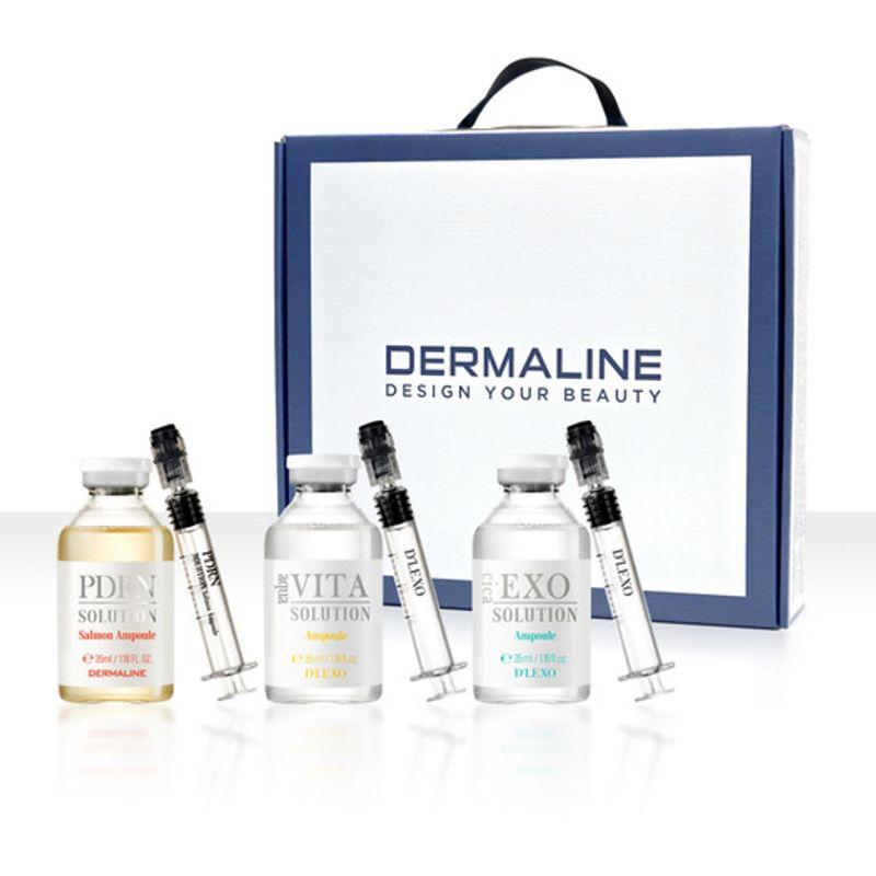 Набор тройных ампул DERMALINE Triple Ampoule Set