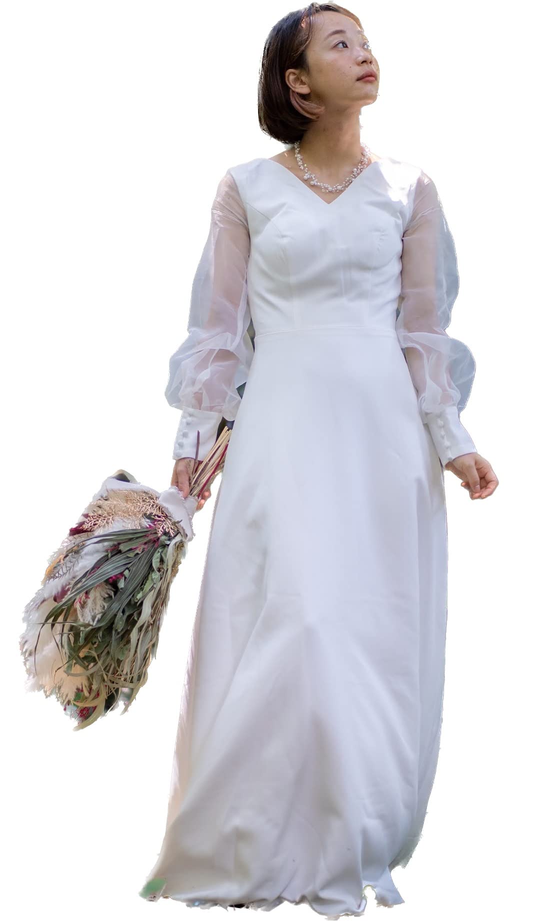 

свадебный главный свадебный длинный длинный с натуральным [Платье EightSTAR] Предсвадебное платье, белый, свадебный, невеста, персонаж, платье, длина, рукава, рукава, белый