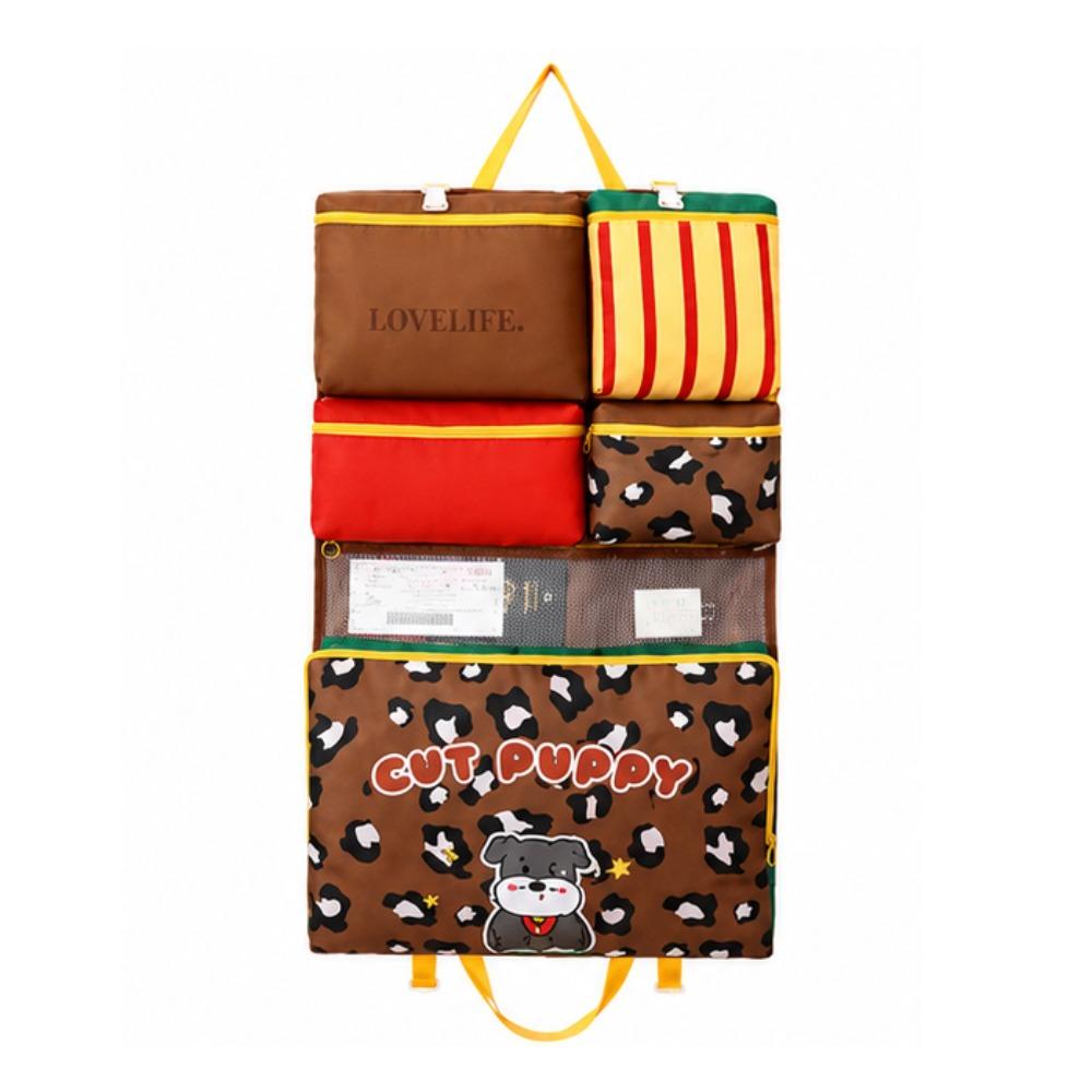 Foldable Travel Storage Hanging Bag Multi-Compartment Underwear Storage Bag  Outdoor