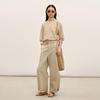 LESS Spring 2026 Cotton Blend Cropped Knit Sweater