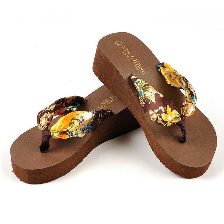 floral beach sandals