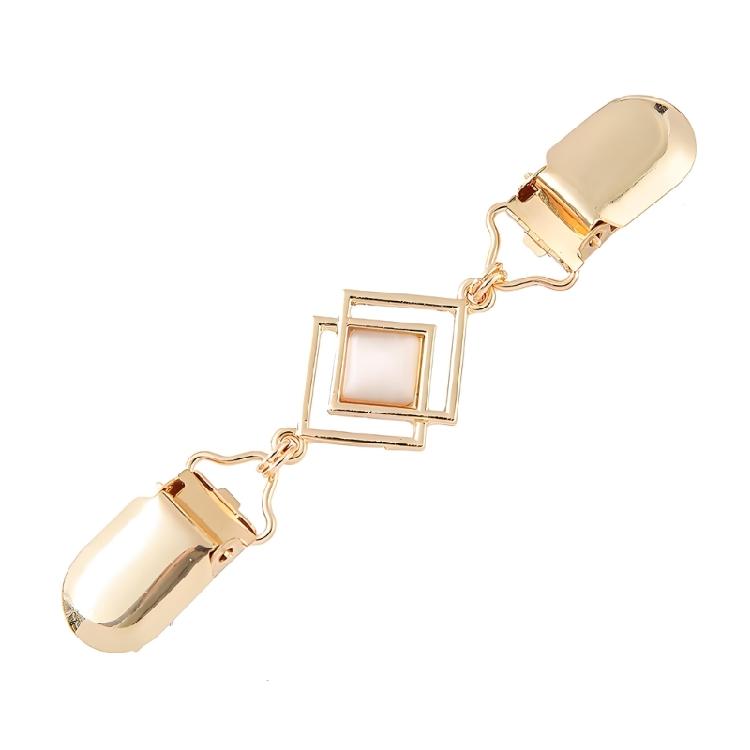 Timeless Zinc Alloy Cats Eye Stone Dress Clip Secure Blouse Pin And Waistband Fastener Secure Skirt Fastener For Women