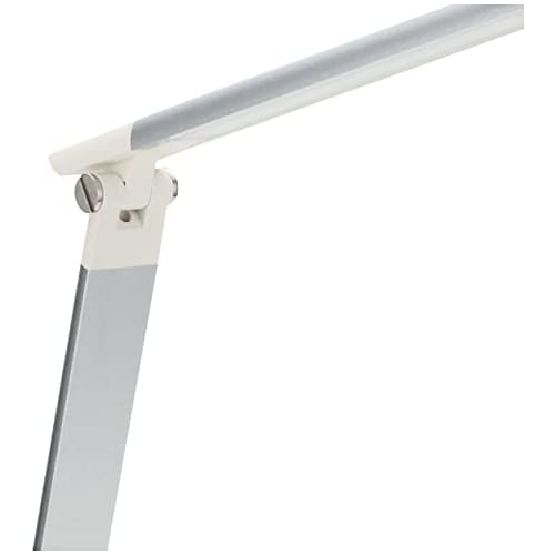 Panasonic LED desk light, freestanding type, clear text light, foldable, daylight color, with dimming function, light gray SQ-LD310-W