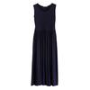 Women's Solid Color Long Pleated Dresses Tank Summer Elegant Casual Modal Dresses