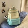 Schoolbag high value large capacity backpack female universal student schoolbag waterproof wear-resistant pain bag light fashion backpack wholesale