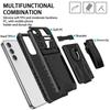 Military Armor Case for Samsung Galaxy S24 S23 FE S22 Ultra S21 S20 Note 20 Ultra Cover Belt Clip Holster Kickstand Full Protective Cover