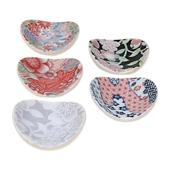 Funayuki Hanayuki Chopstick Rest Set, Made In Japan, Set of 5, Stackable