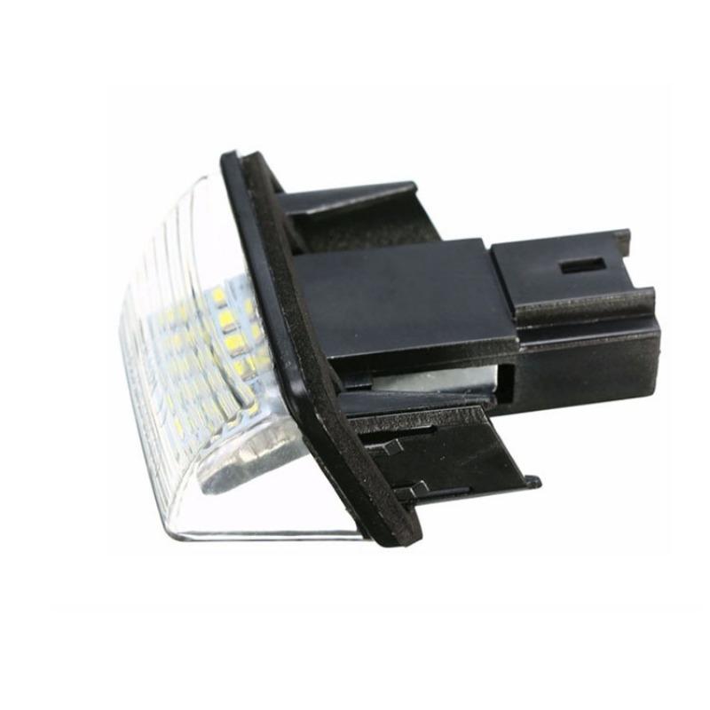 For Peugeot Partner 206 207 306 307 308 5008 LED Car License Number Plate Light For Citroen C3 C4 C5 BERLINGO Saxo Xsara Picasso