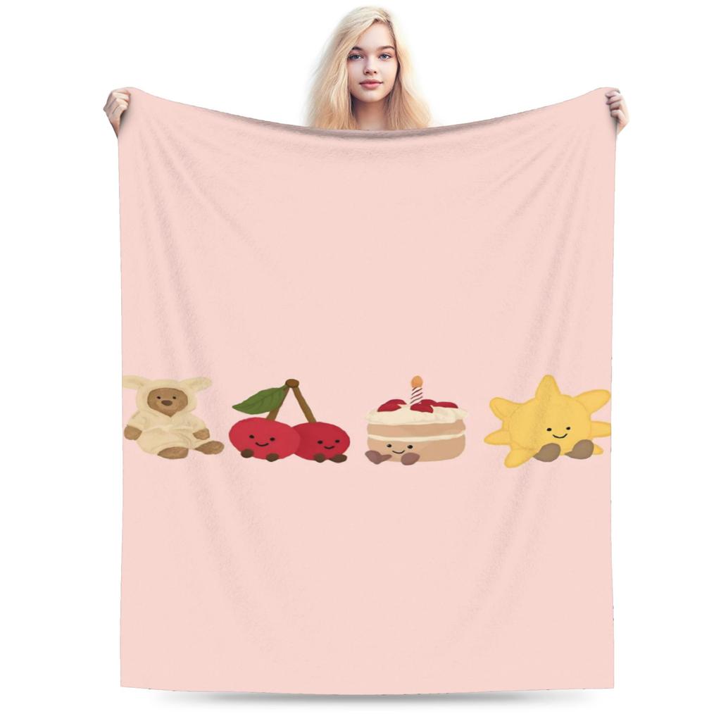 J-Jellys C-Gatto Peluche Coperte Studenti Flanella Biancheria da Letto Coperte da Divano Per Camera da Letto Design Super Caldo Qualità Copriletto Regalo di Compleanno