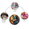 Adult Animal Wooden Puzzle Round Peacock and Bird Wooden Puzzle Children's Puzzle Toy Festival Gift Fox Shape Jigsaw Puzzles