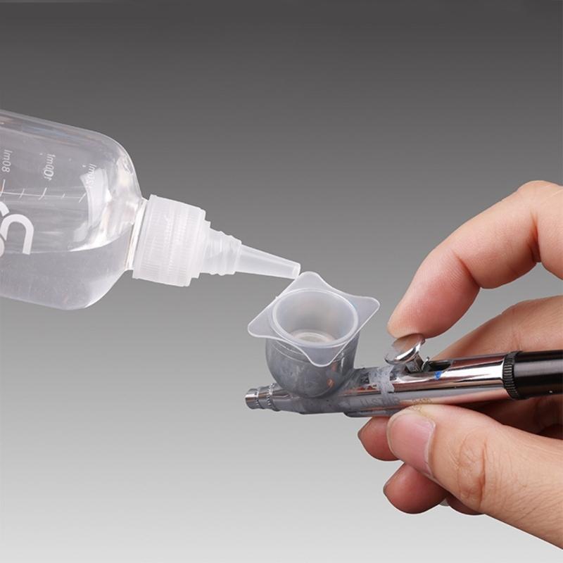 2 st filterkopp färgrengöringskopp modell airbrushtillbehör del färgrengöringskoppfilter för sprutpistoler verktygsersättning