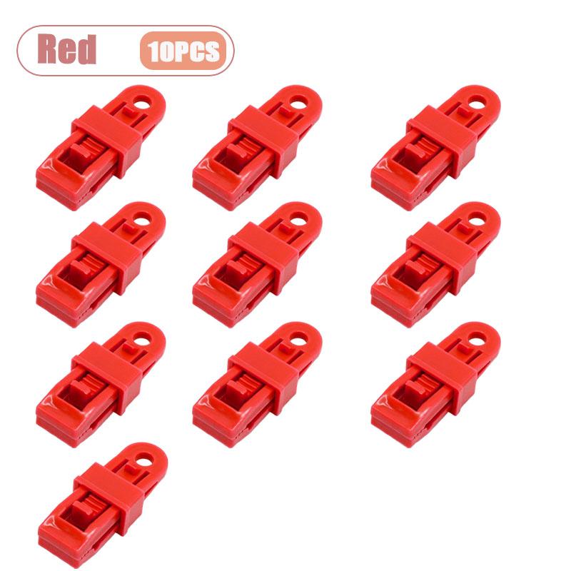 10-50PCS Adjustable Grommet Clips with Rope and Carabiners for Outdoor Camping Tents and Sun Shades A Windproof Guyline Kit