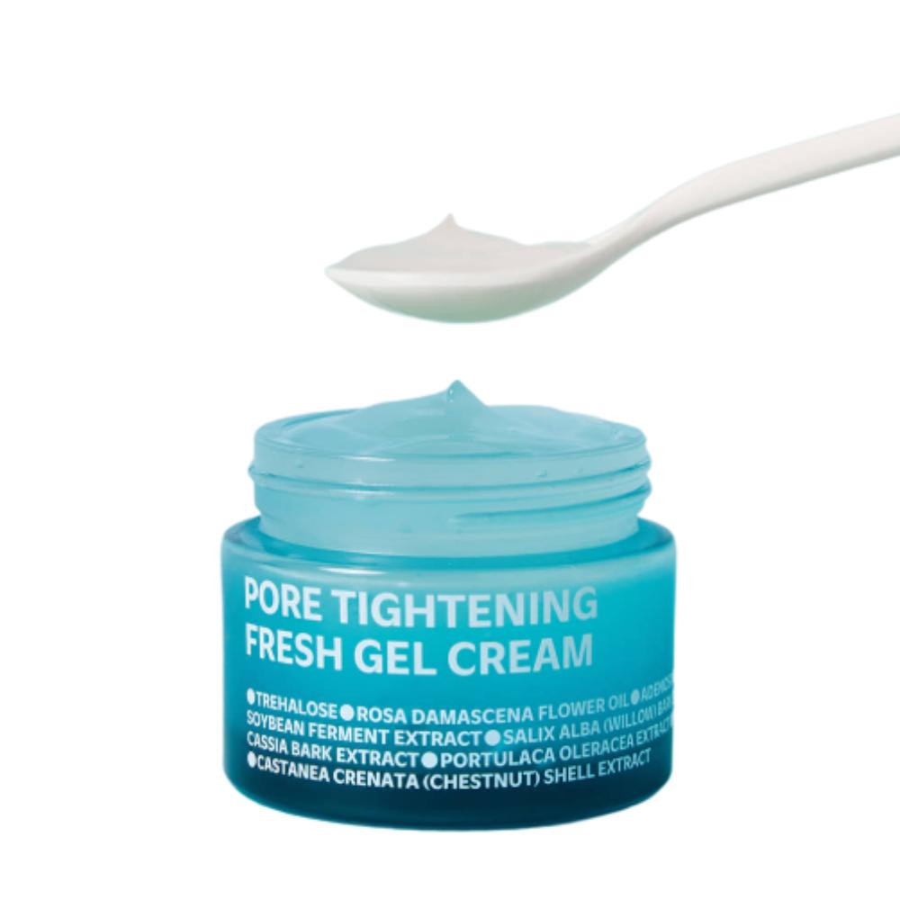 

isoi Pore Tightening Fresh Gel Cream 50ml - Cooling Oil Control & Pore Refining Moisturizer