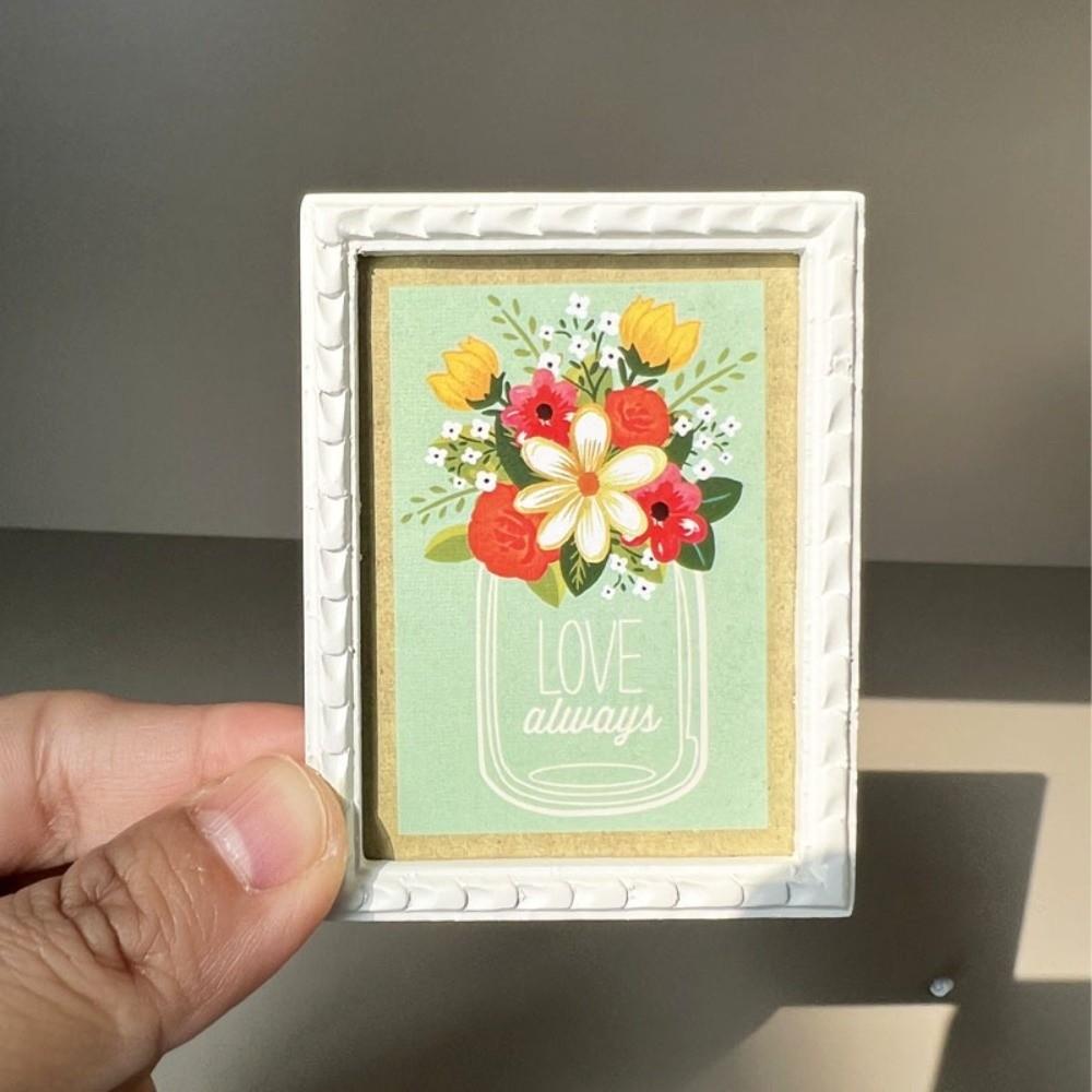 Mini Dollhouse Decor 1:12 Wall Decoration High Quality Oil Painting