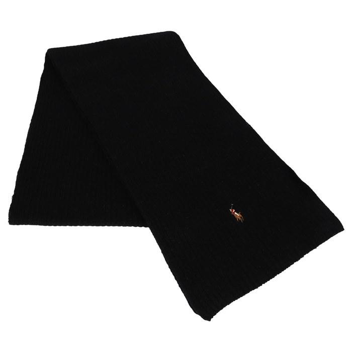 Polo Ralph Lauren Scarf POLO RALPH LAUREN SIGNATURE KNIT SCARF PC0972 Polo Black (002) 188cm x 24cm