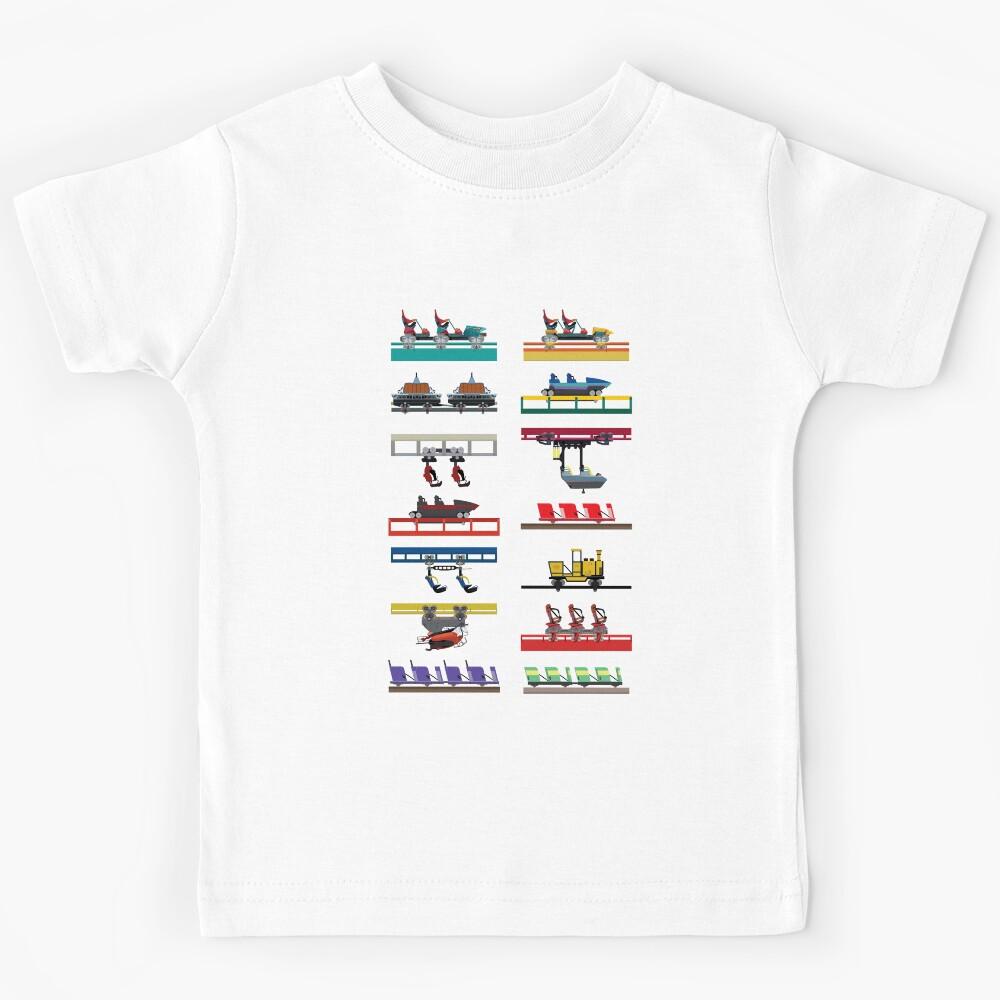 Canada s Wonderland Coaster Cars Design Kids T-Shirt 110