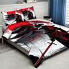 3pcs Bedding Set Featuring a Comfortable Samurai Design Duvet Cover No Filling Queen King Size Japanese And Eastern Samurai