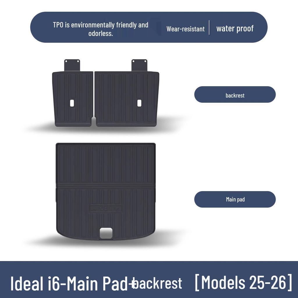 Ideal i6 Waterproof TPE Rear Trunk Mat - Interior Car Accessory
