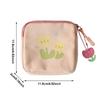 Bag With Pendant Coin Money Bags Lipstick Cosmetic Bag Tulip Coin Purse Women Change Storage Bag