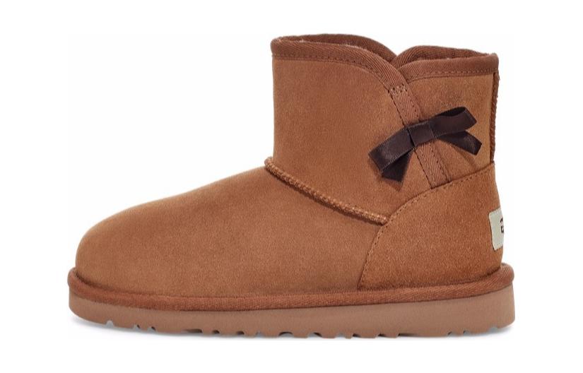 UGG Cow Suede Waterproof And Warm Snow Boots Kids Chestnut Brown 1118888K-CHE 33.5