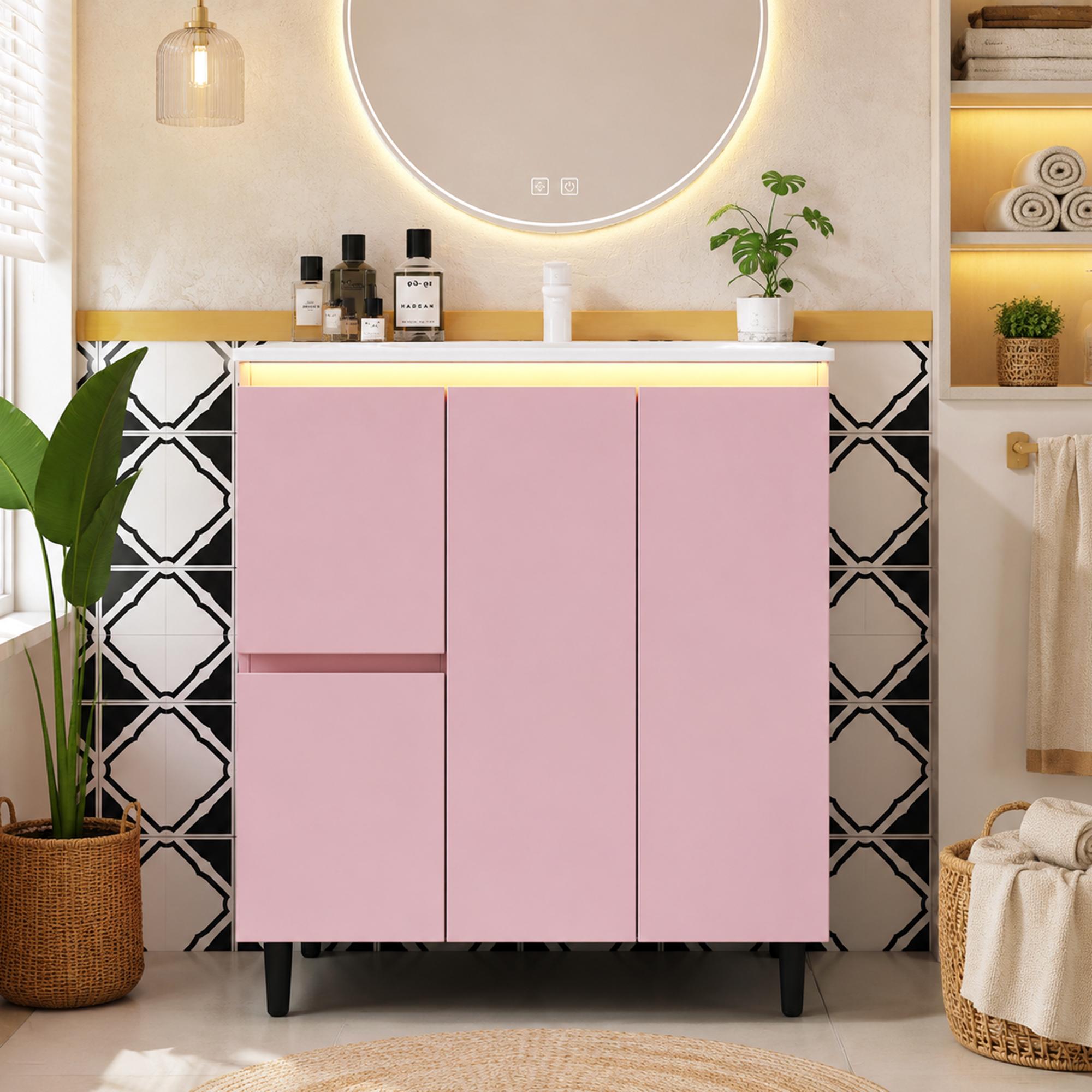 76*47*89cm, freestanding bathroom washstand, fully lacquered