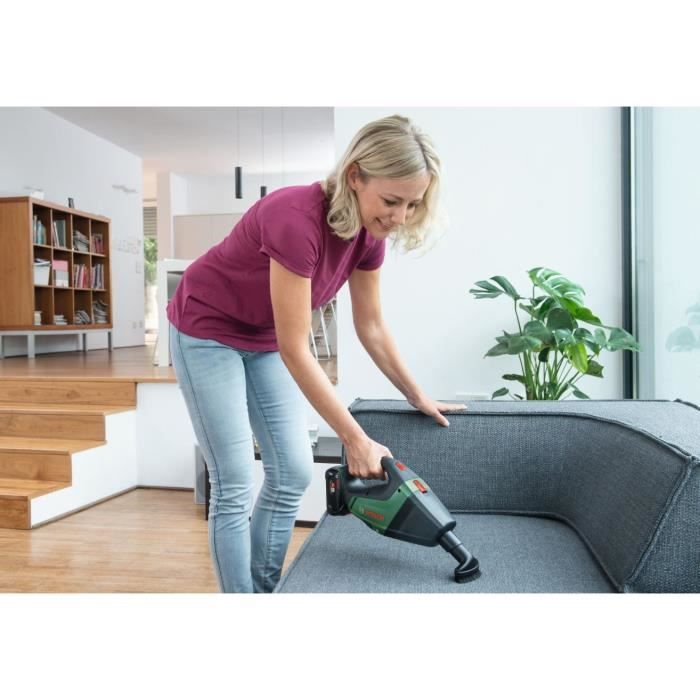 Aspirateur à main sans-fil Bosch - UniversalVac 18 outil seul - Vert - Bac (sans sac) - Dépression 9 kPa