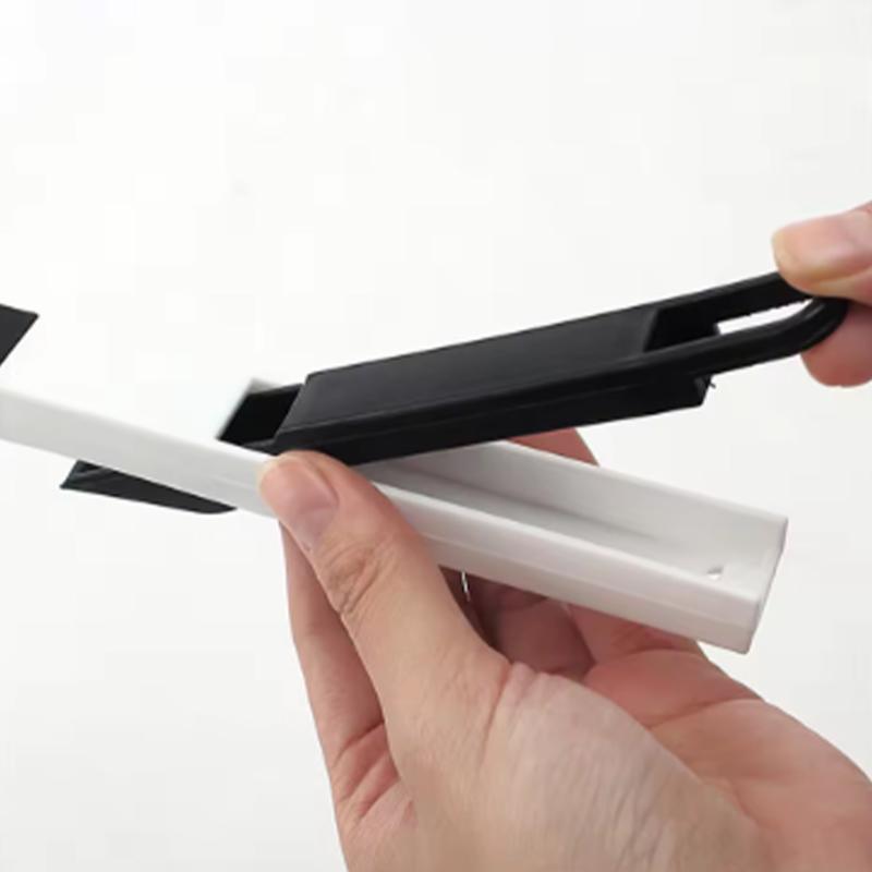 Portable Two-in-one Cleaning Brush Multifunctional Door and Window Keyboard Groove Cleaner Dust Shovel Window Rail Cleaning Tool