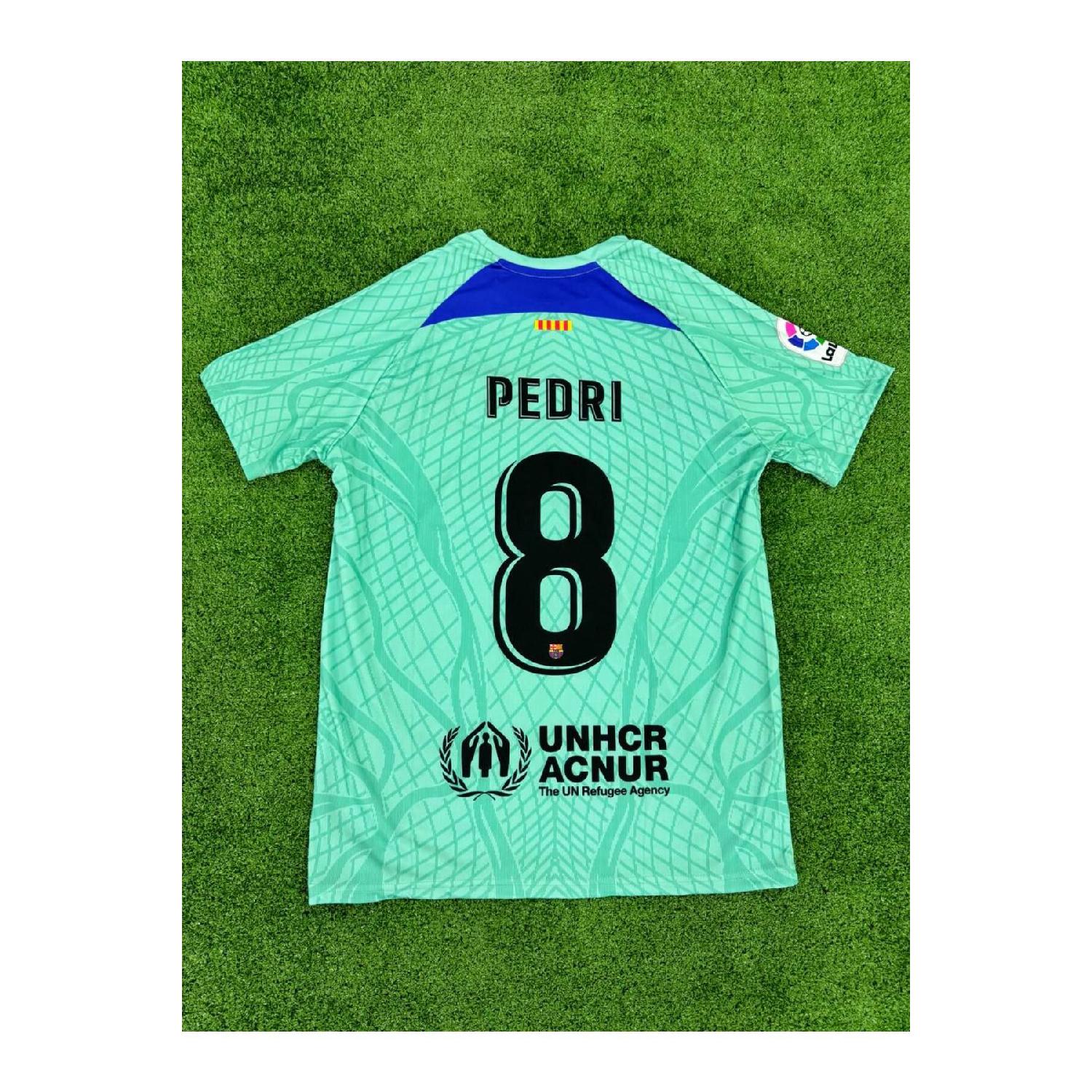 

Футбольная майка Pedri Barcelona New Season, синяя 23/24