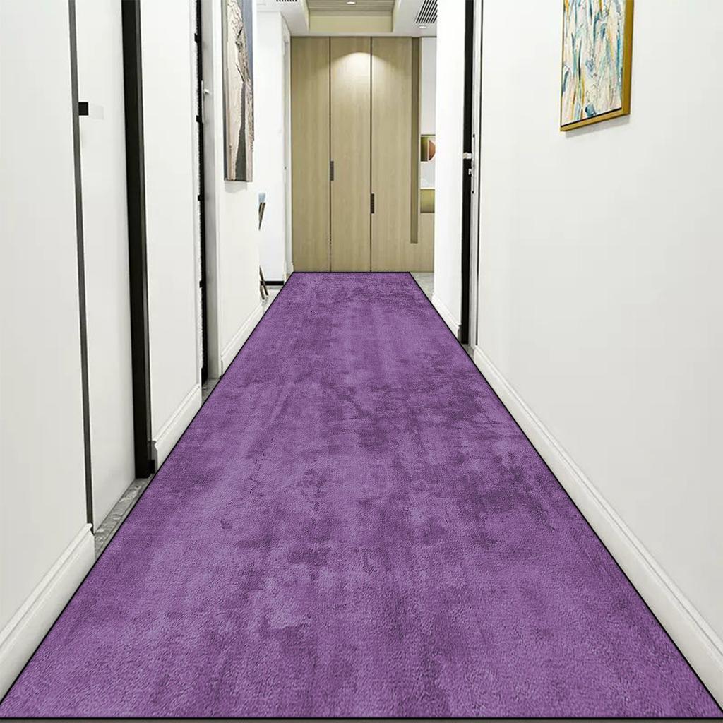 Leichter Luxus Langer Flurteppich Einfarbig Abstrakt Hallenläufer Teppiche Modern Flur Gang Bodenmatte Schlafzimmer Bettvorleger