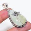 Natural Aquamarine Gemstone 925 Sterling Silver Jewelry Pendant 2.17" AP-14282