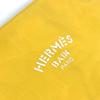 Hermes Neovan MM Beuteltasche Zweifarbig Clutch Tasche Polyamid Gelb/Weiß