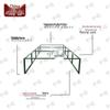 Mobile Tactical Low Crawl Obstacle Frame