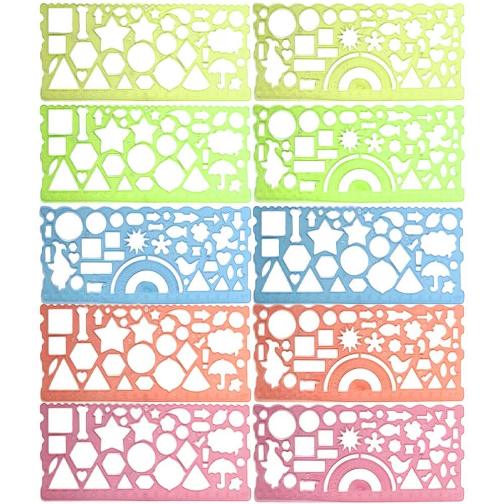 Function Template Rulers Mathematical Geometry Wavy Line Ruler Drawing Ruler Drafting Supplies