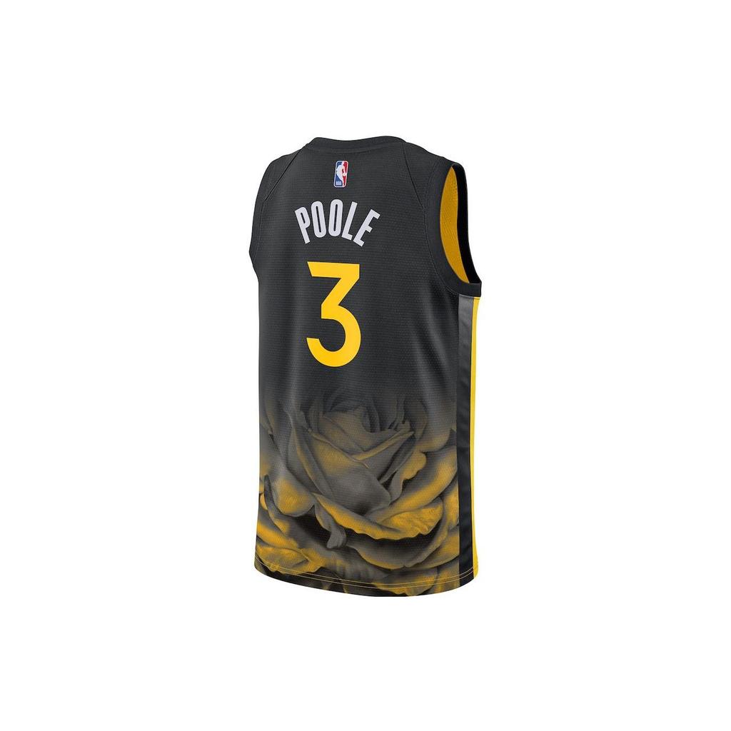 Nike NBA Swingman Jersey City Edition Breathable Sleeveless Basketball Vest Unisex Tops Black Gold DO9593-014