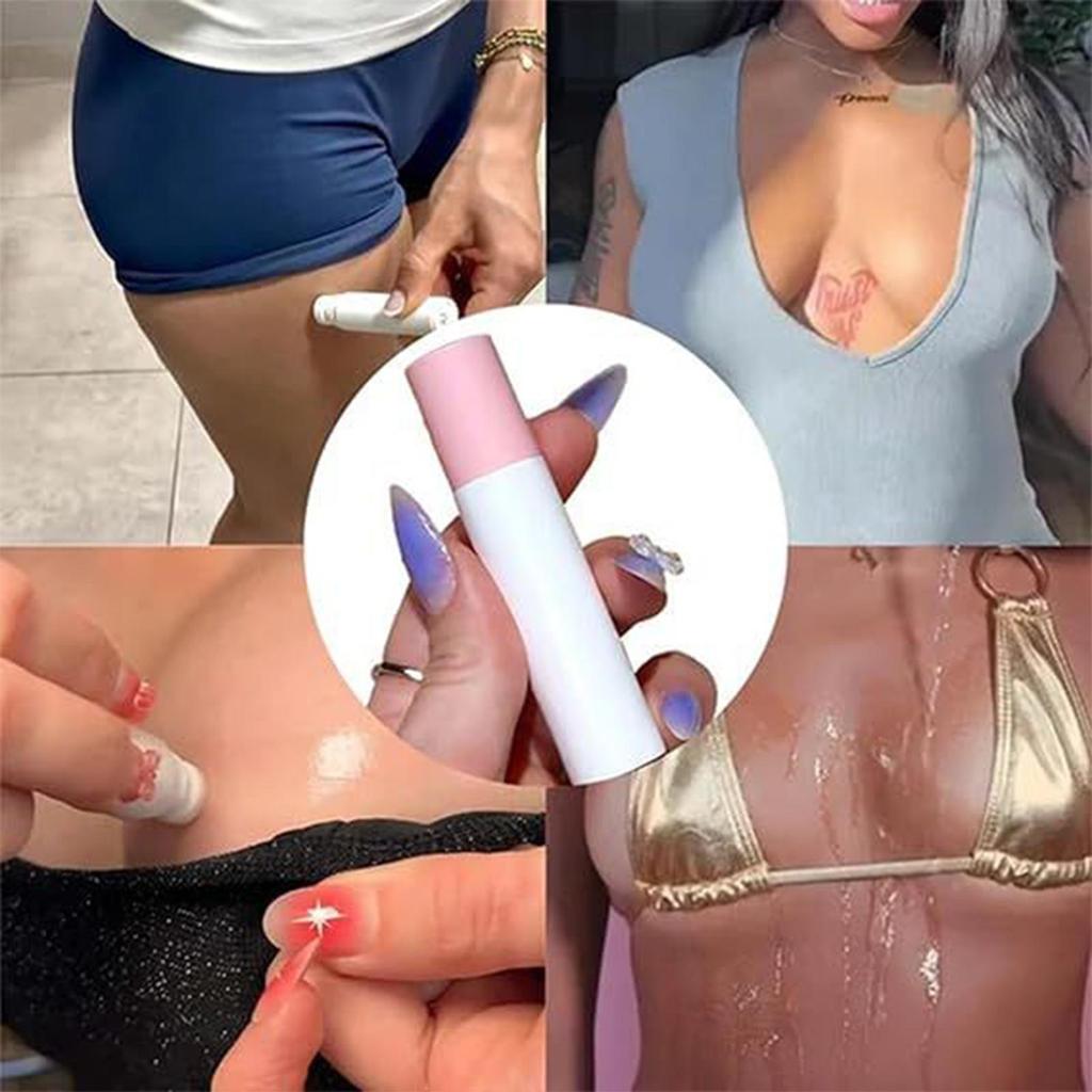 Invisible Body Adhesive Glue 20g Waterproof Clothing Tape for Dancer Dress Breast Shirt Removable Liquid Fashion Tape