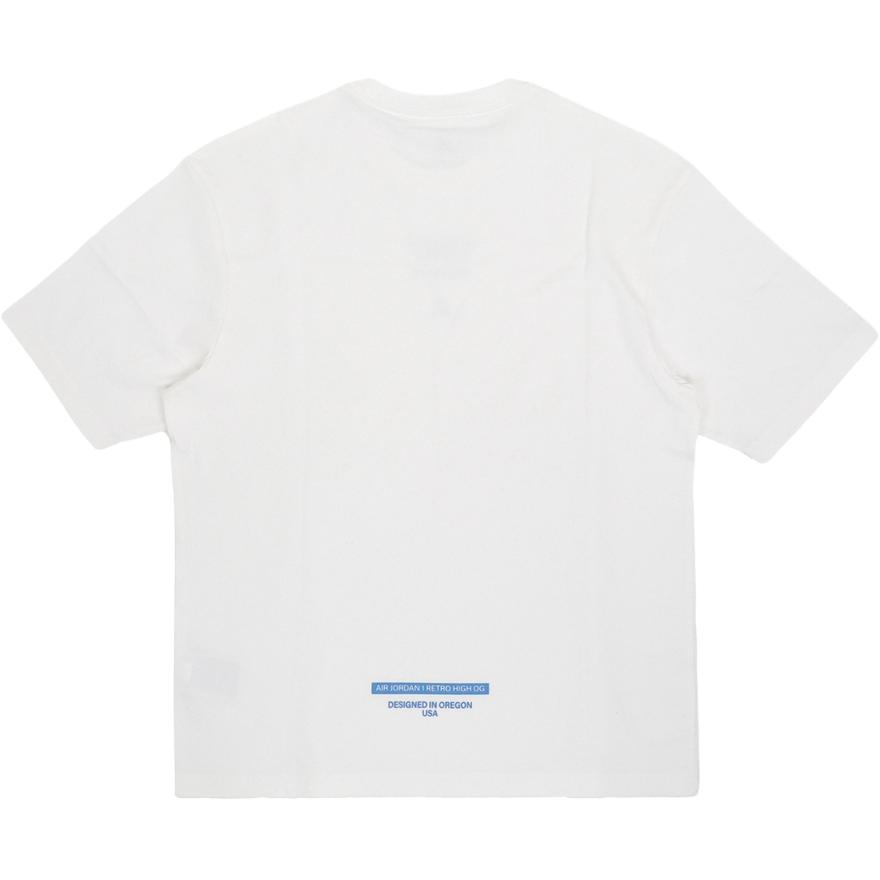 Jordan Lässiges, sportliches T-Shirt mit Rundhalsausschnitt und atmungsaktiven Kurzarm-Shirts für Herren, Weiß, DM3545-100