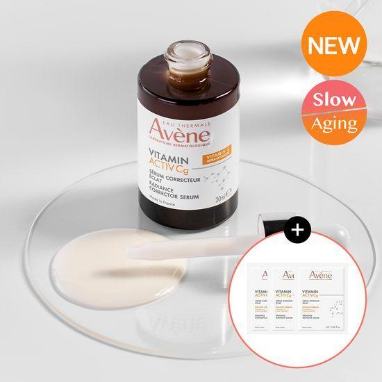 Avene Vitamin Active VACg Serum 30ml (+ Vitamin Cg Active Cream 2ml*3) *Glow *Antioxidant