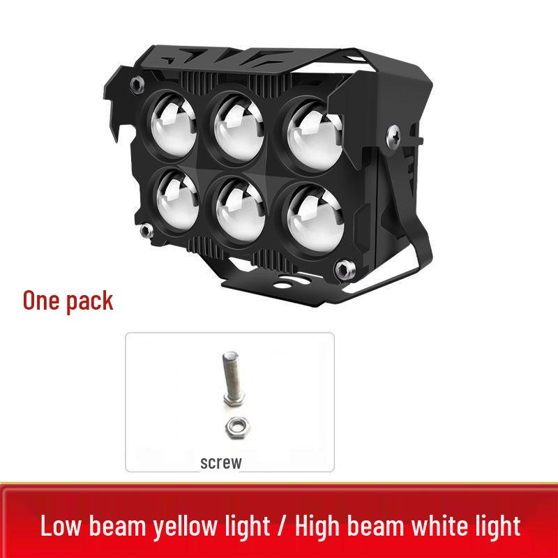 

Светодиодный прожектор высокой яркости для автомобилей, мотоциклов и электромобилей: Вспомогательная дорожная лазерная пушка