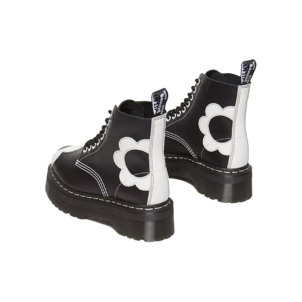 Dr. Martens Leather Fashion Versatile Mid-Calf Boots Women Boots Black 31457009