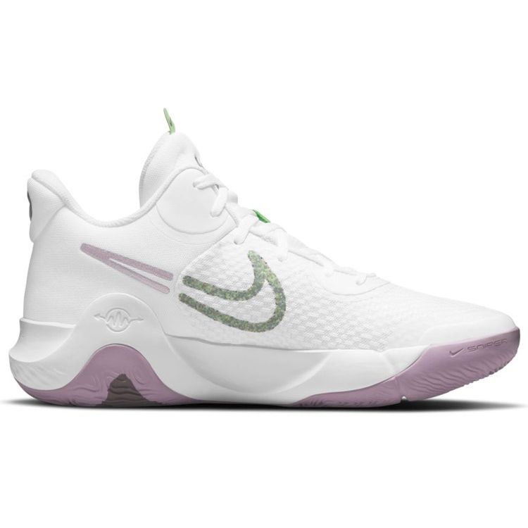 Nike KD Trey 5 IX EP Hvit Lime Lys Lilla Unisex Sneakers Summit-White Lime-Glow DJ6922-100