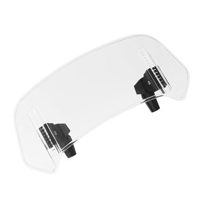 Clamp Auf Deflektor Einstellbare Motorrad Windschutzscheibe Verlängerung Spoiler ABS