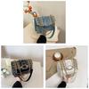 Vintage Pu Mini Box Bag With Top Flap Closure For Casual Outings