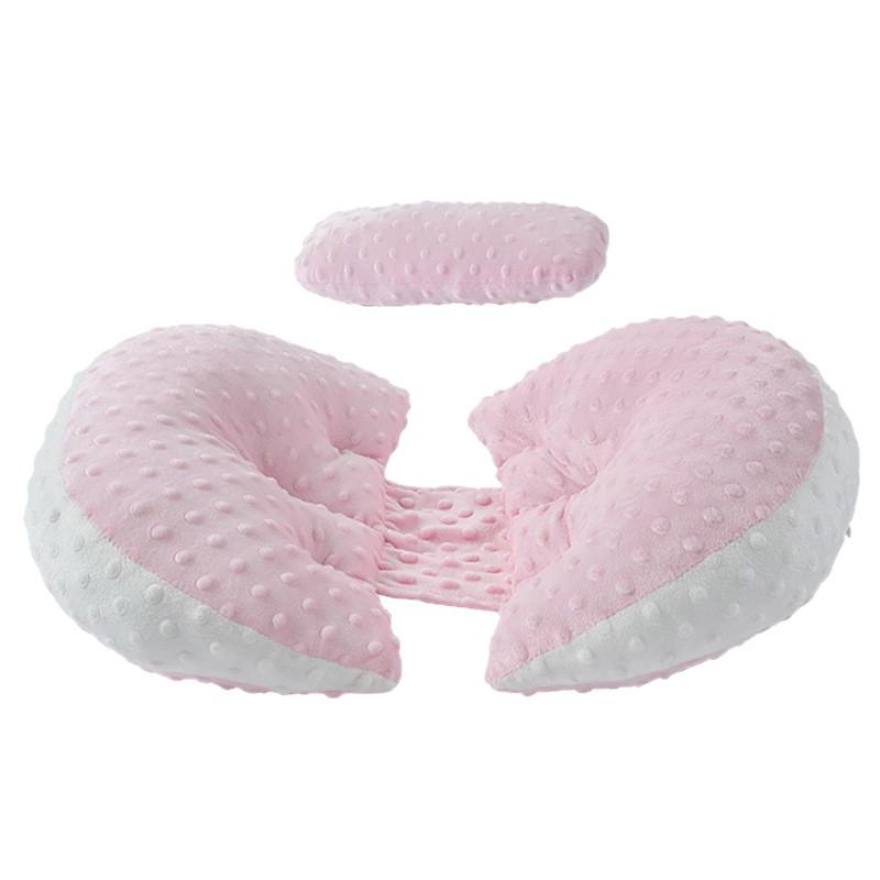 Almofada de Maternidade Transfronteiriça: Suporte para Dormir de Lado para o Abdômen, Proteção Lombar para Amamentação, Almofada de Abraço 3 em 1 Destacável para Gravidez e Parto.
