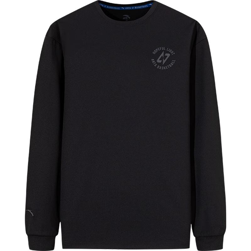 Anta Men s Quick-Dry UPF100+ Loose Basketball Long Sleeve T-Shirt L