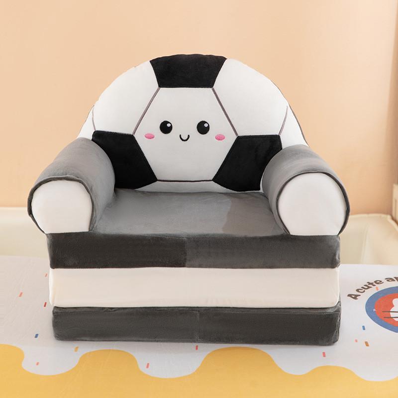 Divano letto pieghevole a cartoni animati per bambini con imbottitura morbida in peluche per la sala lettura dei più piccoli