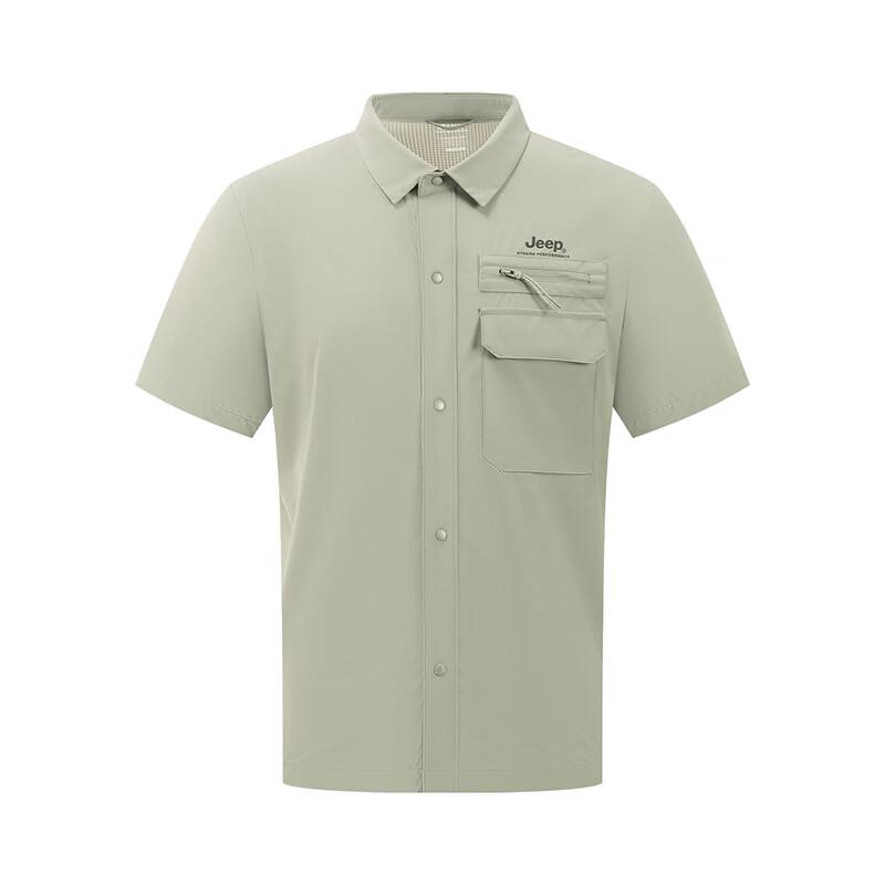 JEEP Men s Quick-Dry Outdoor Casual Shirt 4XL