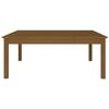 VidaXL Table basse Marron miel 100x100x40 cm Bois massif de pin 814292
