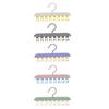 Rotating Space Save Belts Organizer Closet Door Shawls 8 Hooks Rack