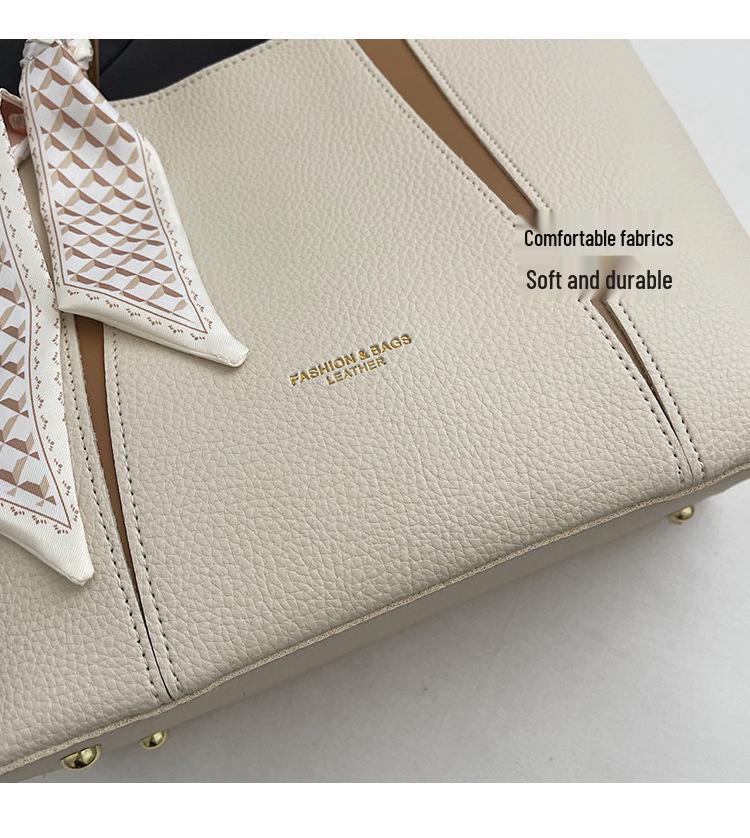 Women's Cross-Border Minimalist Large Capacity Tote - 2025 Fashionable and Versatile Shoulder Bag for Work and Commute